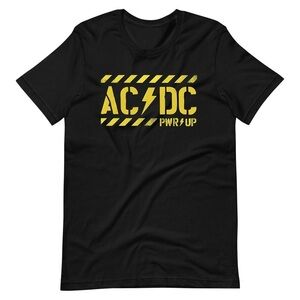 AC DC PWR Up Classic Rock Retro Fan Unisex T-Shirt